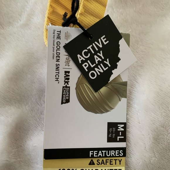 NEW “THE GOLDEN SNITCH” FROM HARRY POTTER COLLECTION BY BARK, SIZE MED/LRG - Picture 7 of 11